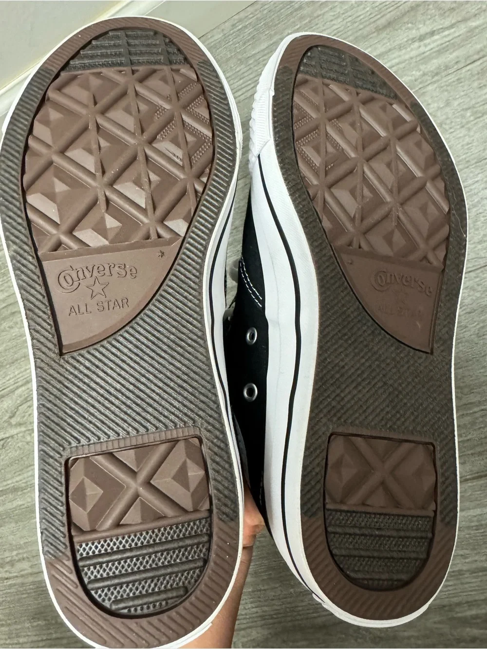 Converse top canvas patch